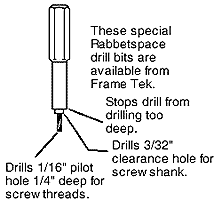 RabbetSpace drill bit
